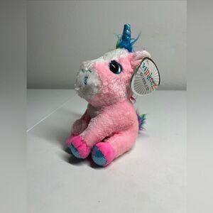 " Z" UNICORN, Pink, 9", Plush Stuffed Animal NWT
